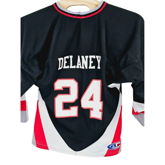 Twin Cities Hawks Hockey Jersey DELANEY‎ #24 Adult Medium Made Canada Authentic - Picture 4 of 11